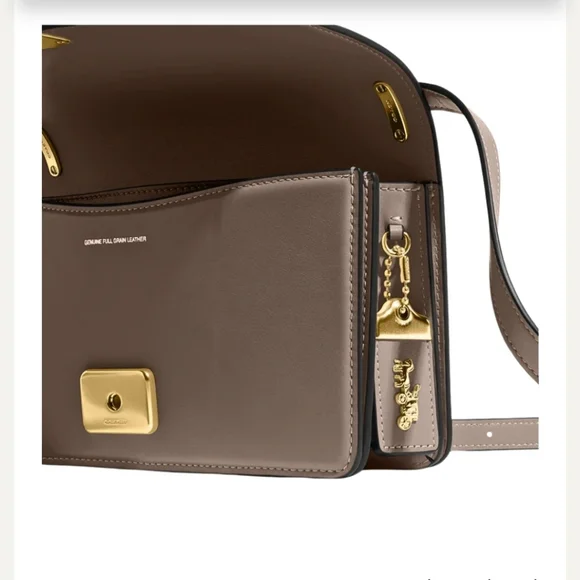 Coach Bandit Shoulder Bag Dark Stone New - Picture 4 of 12